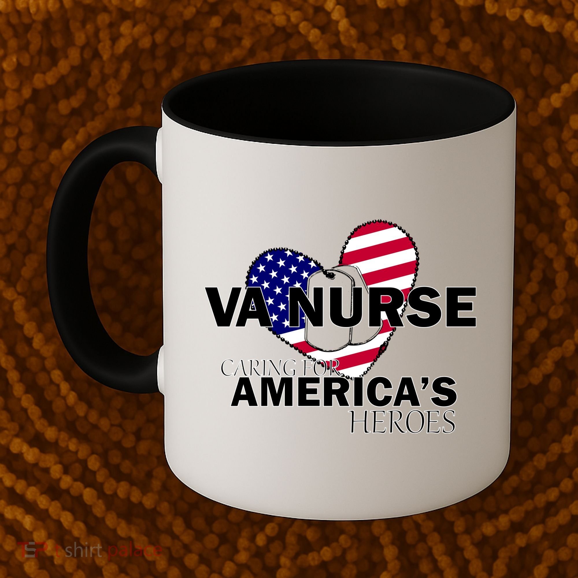 Veteran VA Nurse Caring For America's Heroes Coffee Mug