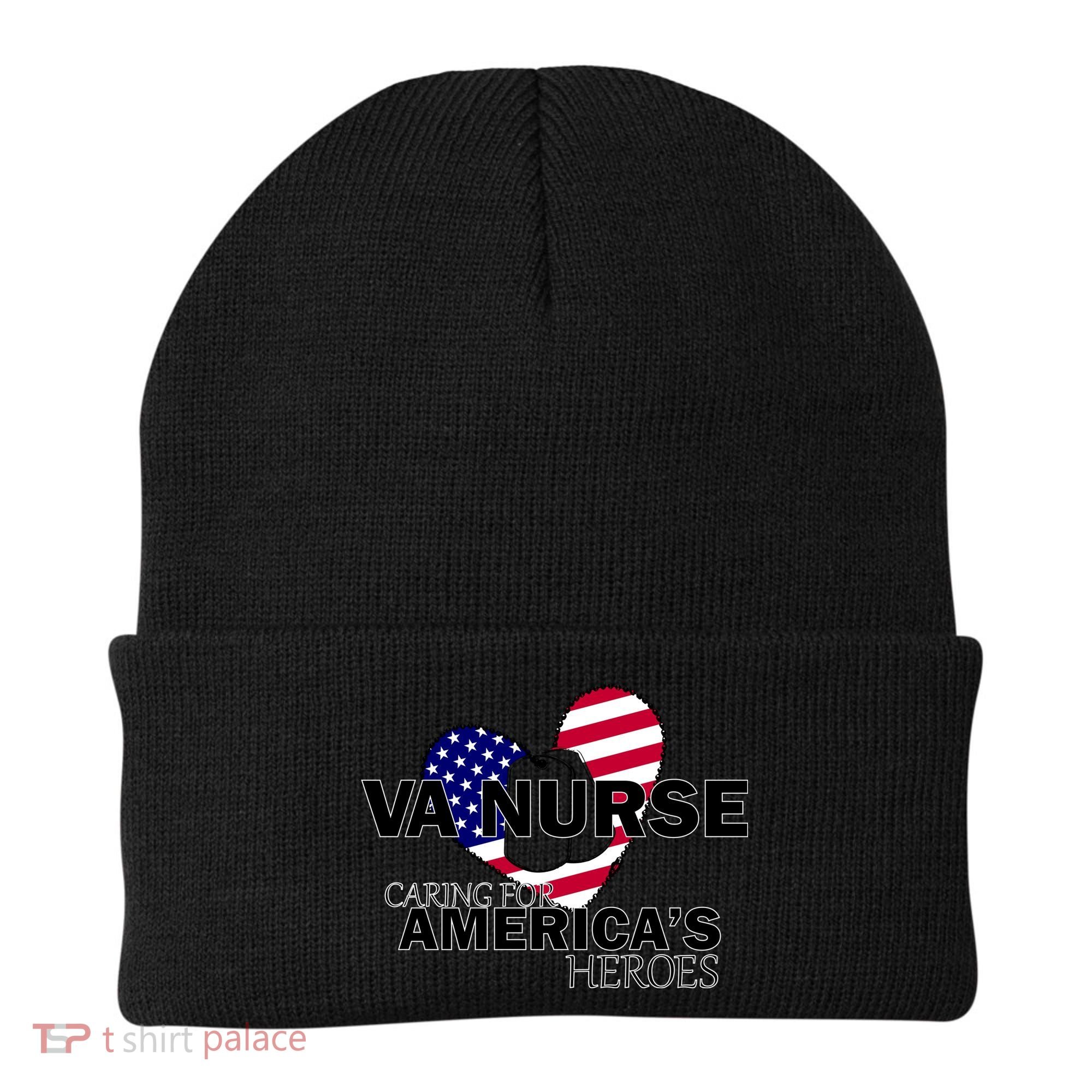 Veteran VA Nurse Caring For America's Heroes Beanie