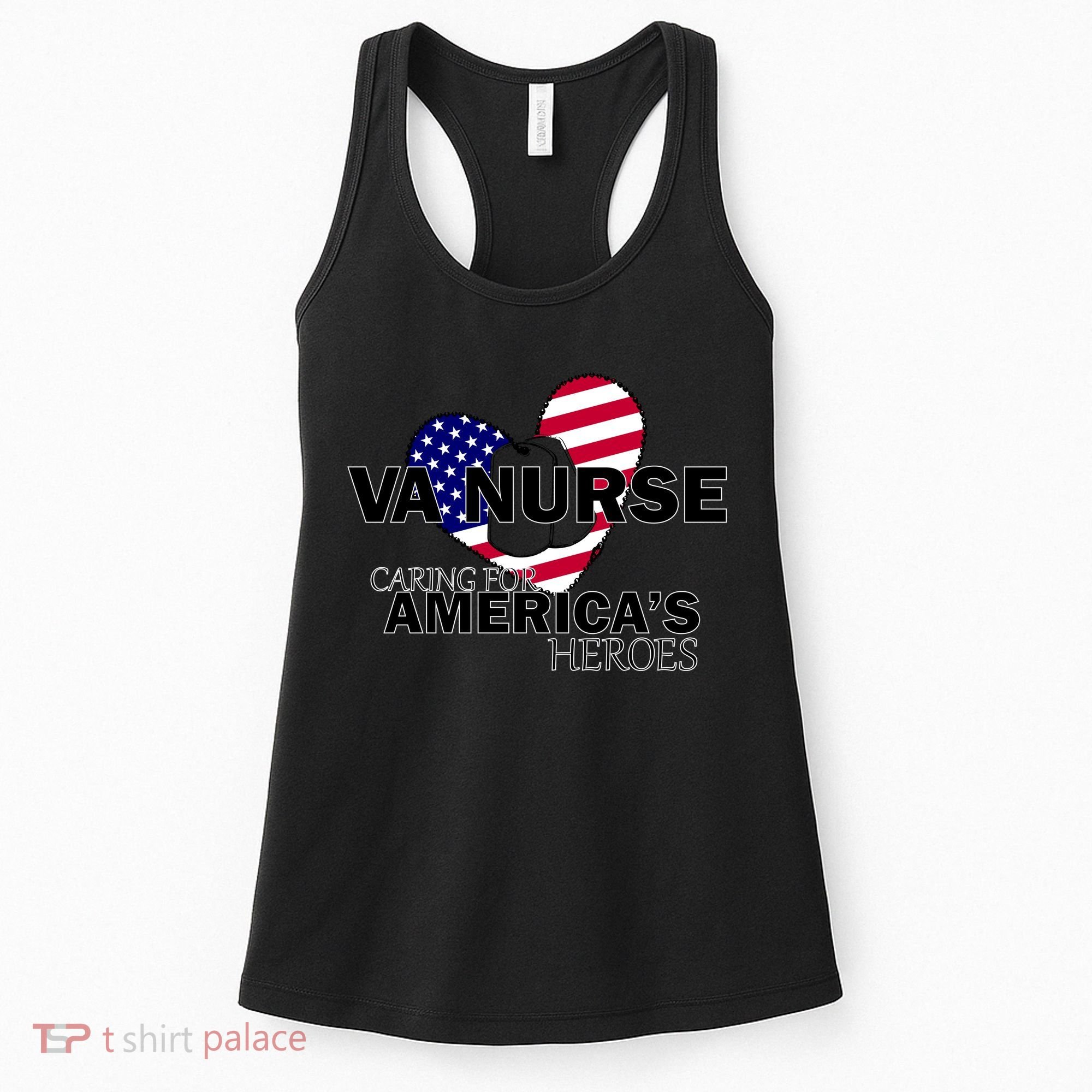 Veteran VA Nurse Caring For America's Heroes Women's Tank Top