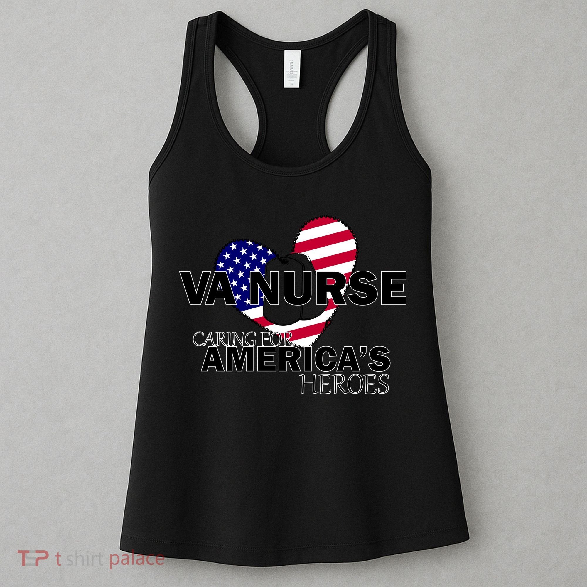 Veteran VA Nurse Caring For America's Heroes Women's Tank Top