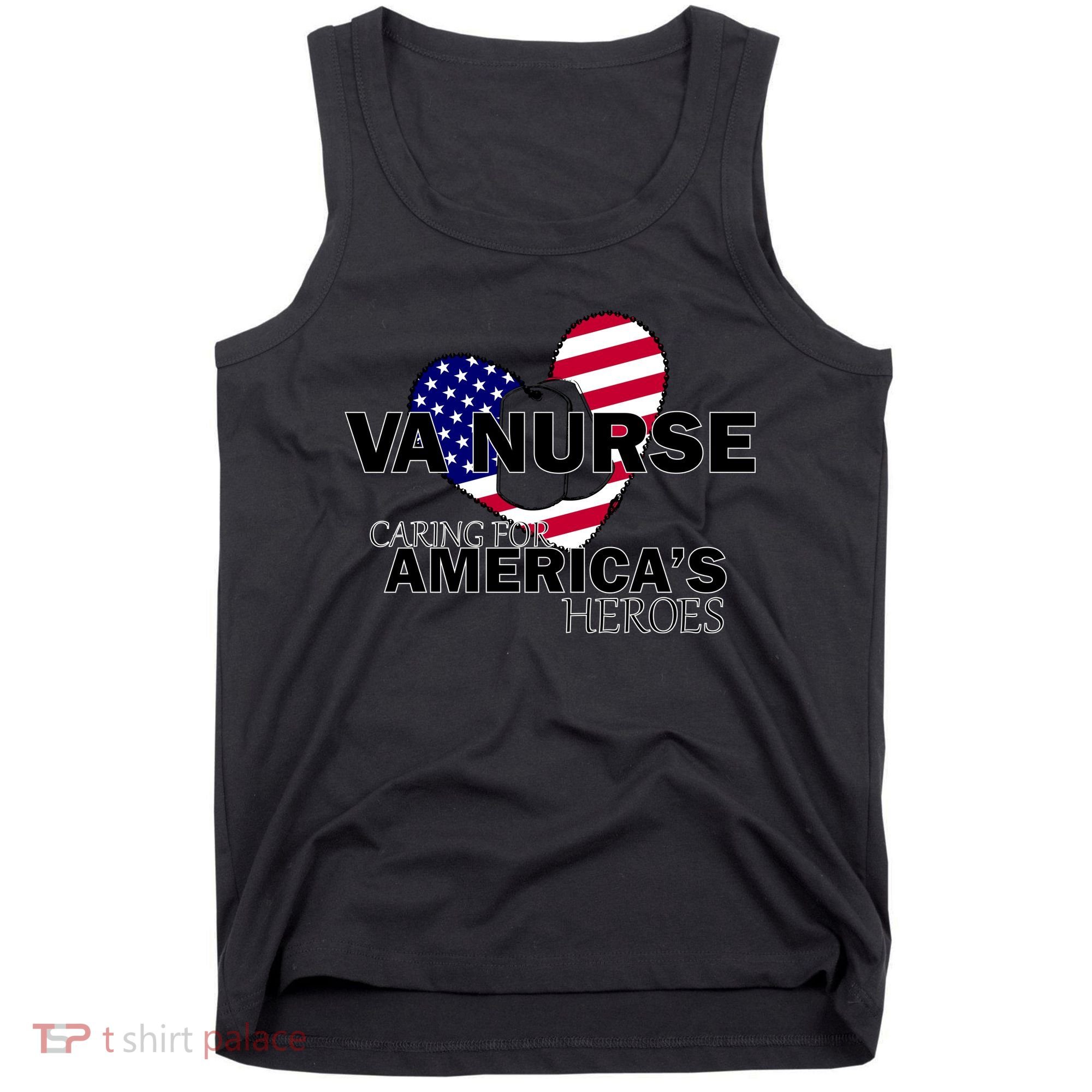 Veteran VA Nurse Caring For America's Heroes Tank Top