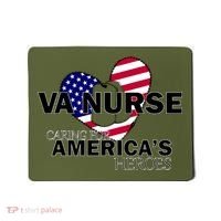 Veteran VA Nurse Caring For America's Heroes Mousepad thumb 0