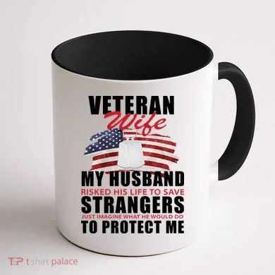 Veteran Wife Coffee Mug back