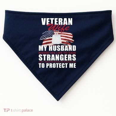 Veteran Wife USA-Made Doggie Bandana