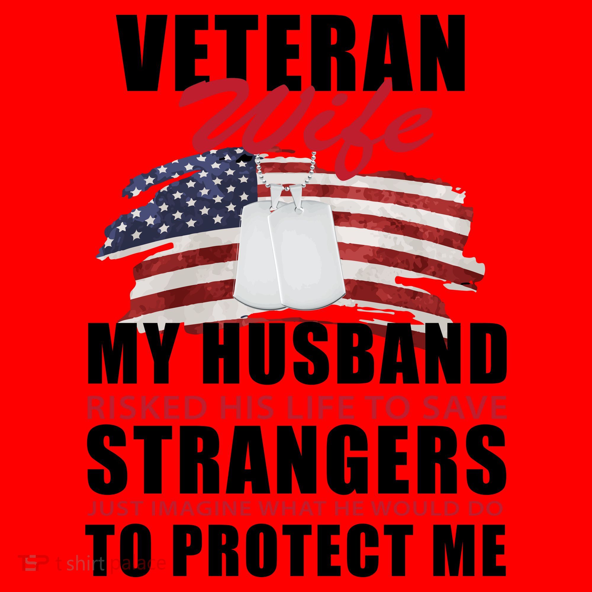 Veteran Wife Santa Hat