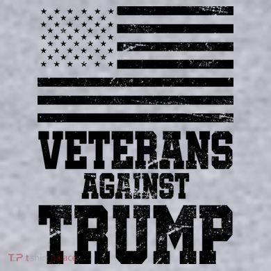 Veterans Against Trump Women's Racerback Cropped Tank