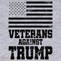 Veterans Against Trump Women's Racerback Cropped Tank thumb 2