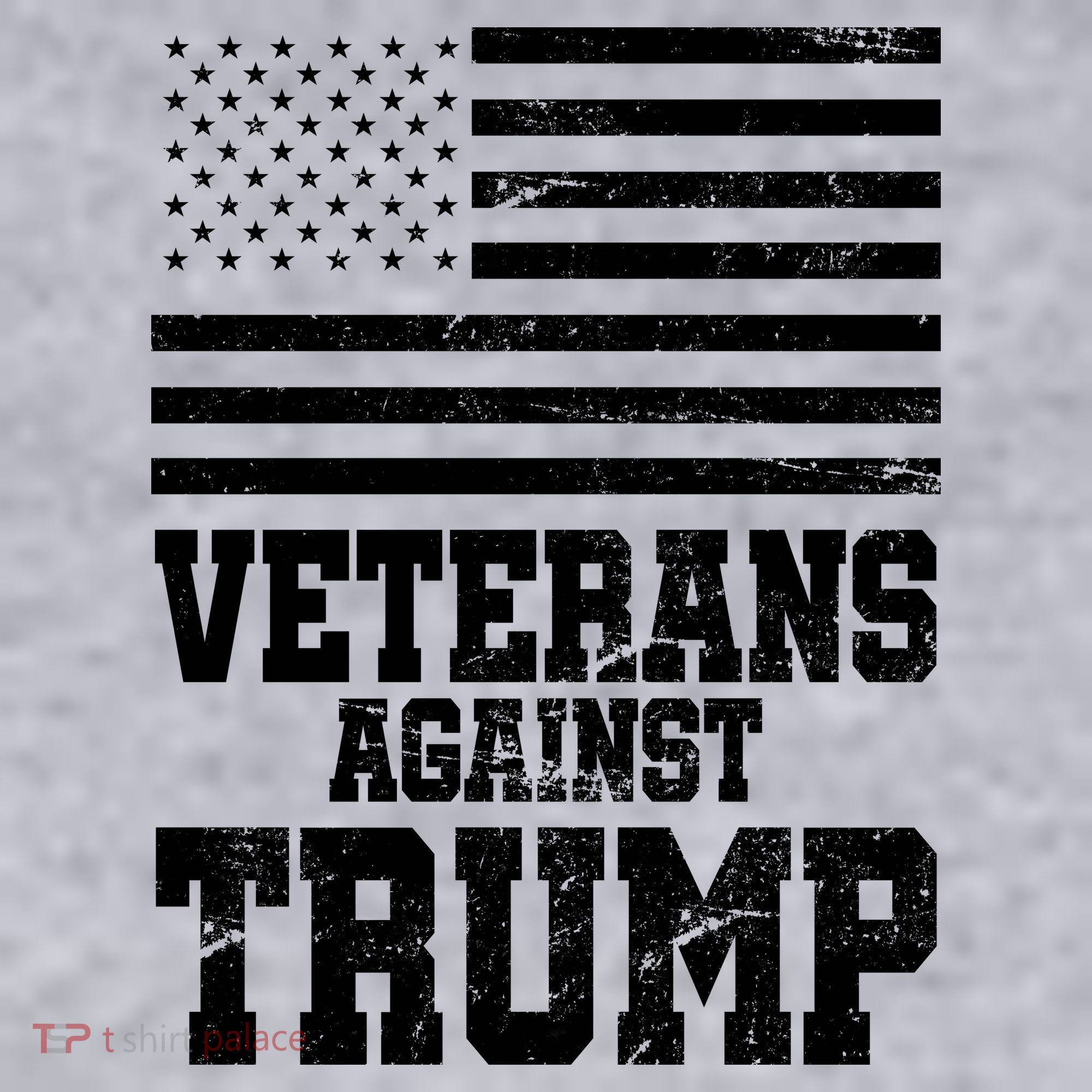 Veterans Against Trump Women's Racerback Cropped Tank