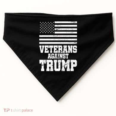 Veterans Against Trump USA-Made Doggie Bandana
