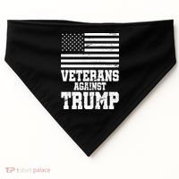 Veterans Against Trump USA-Made Doggie Bandana thumb 0
