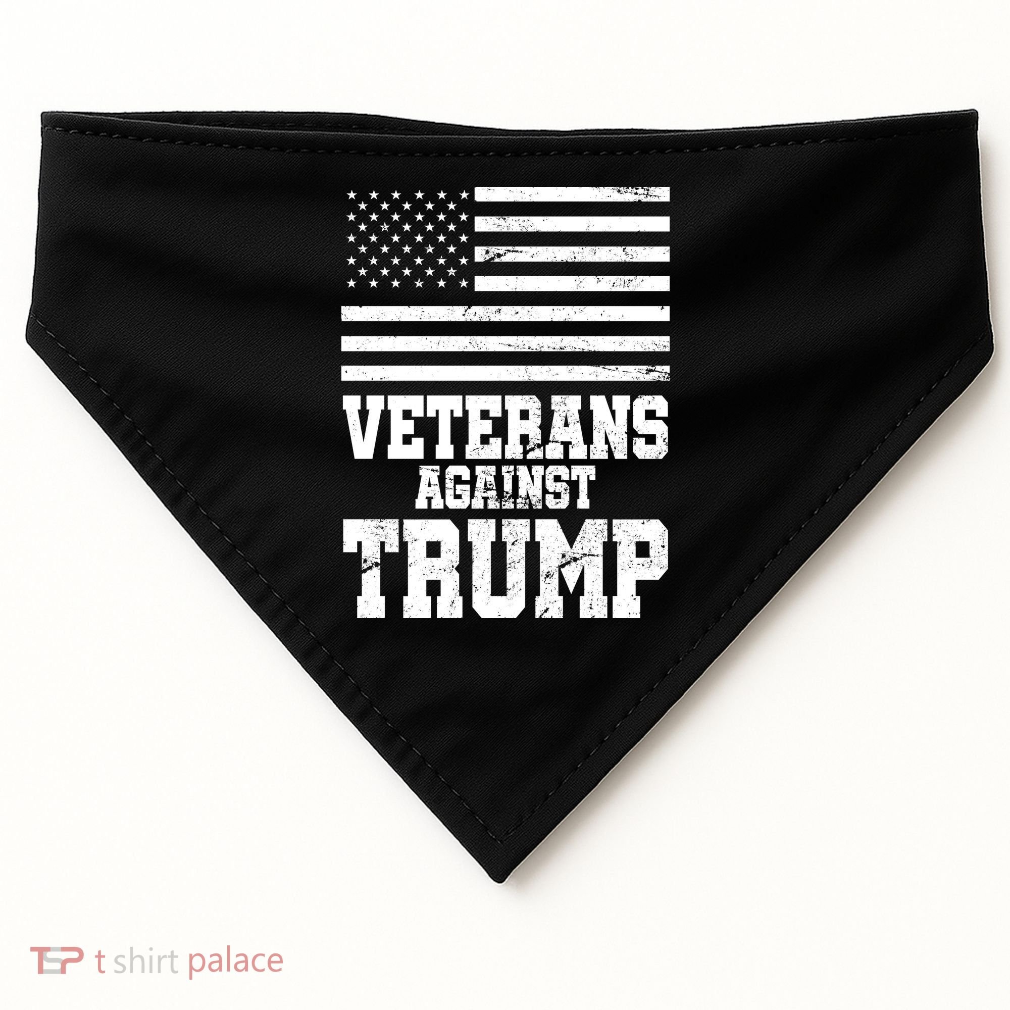 Veterans Against Trump USA-Made Doggie Bandana