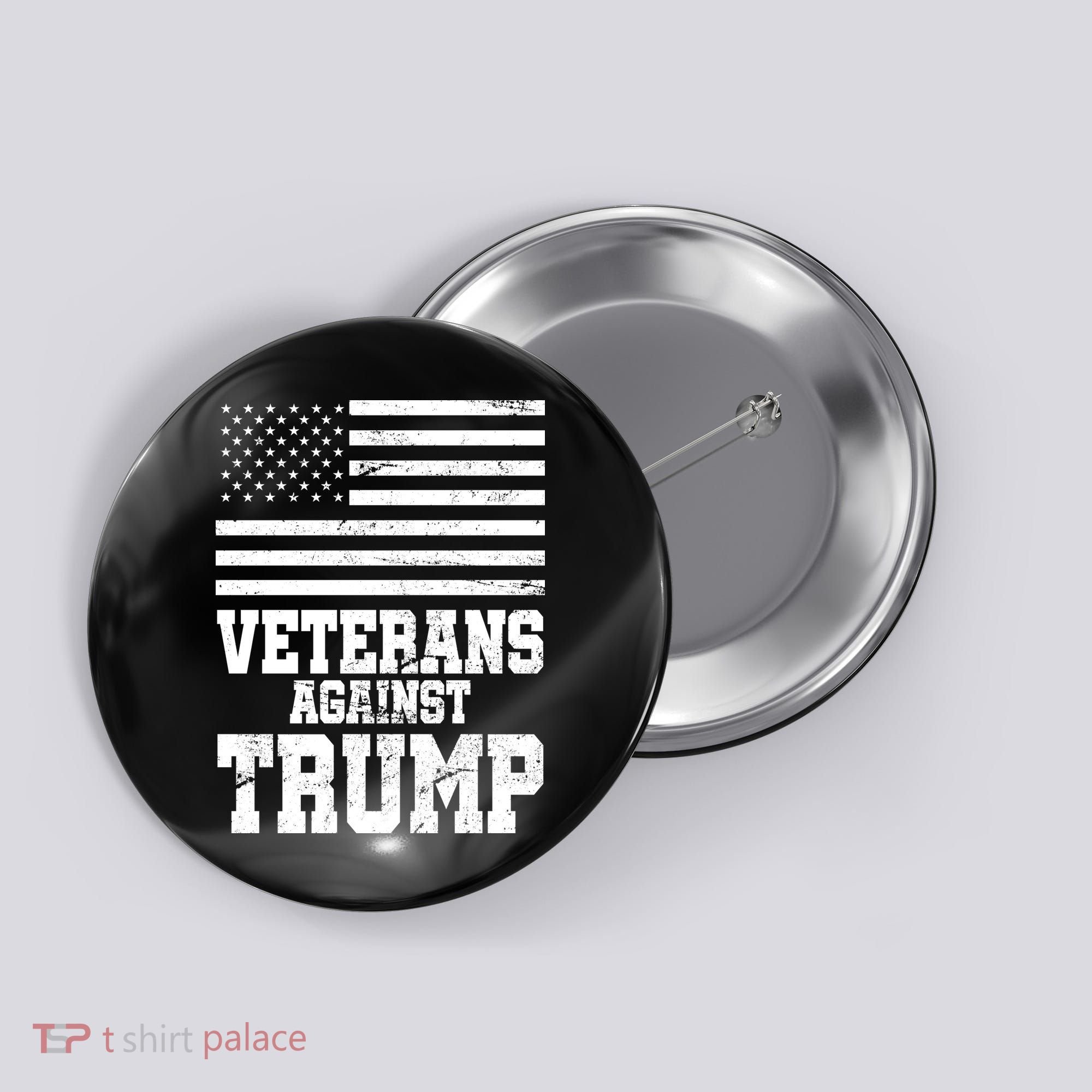 Veterans Against Trump Button