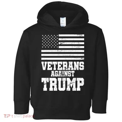Veterans Against Trump Toddler Hoodie
