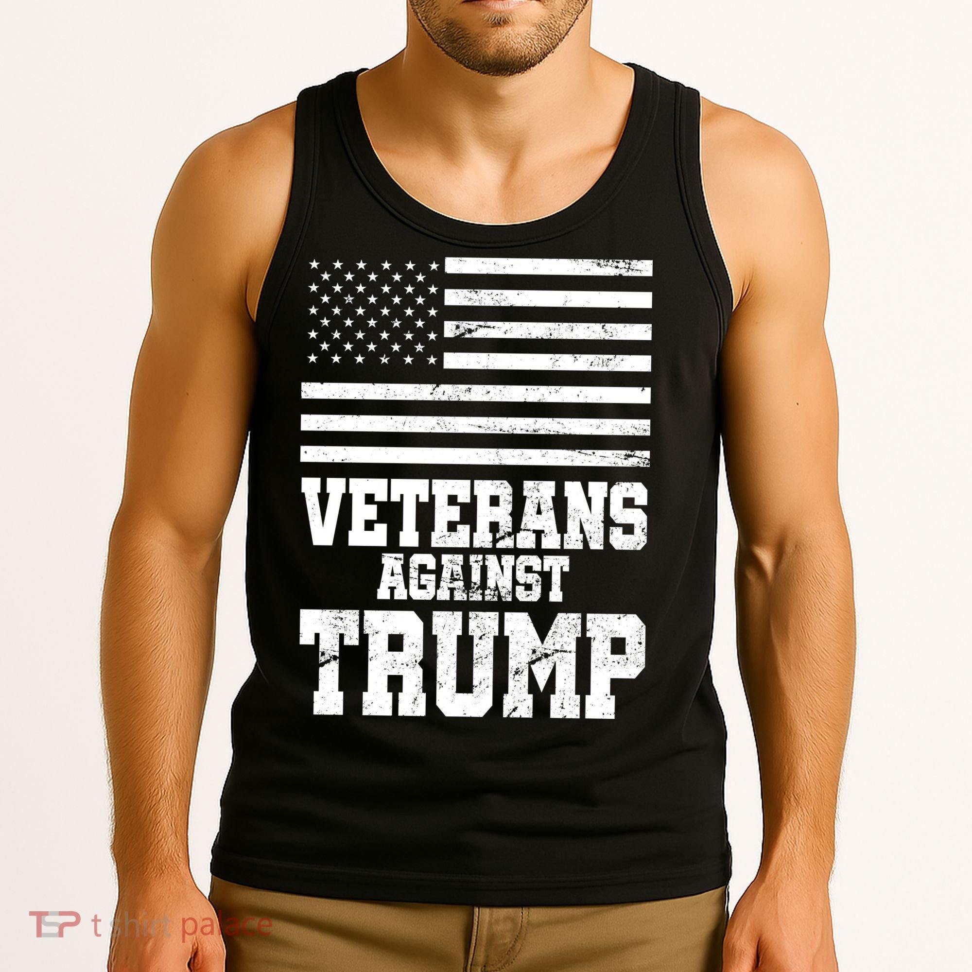 Veterans Against Trump Tank Top