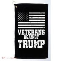 Veterans Against Trump Golf Towel thumb 0