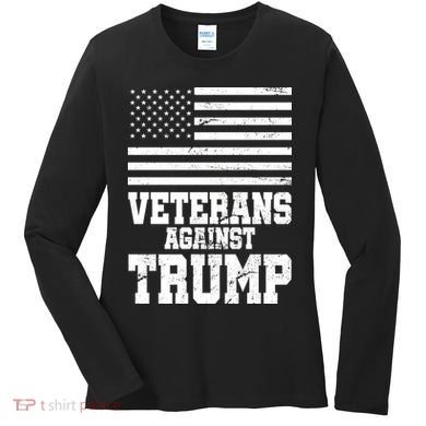 Veterans Against Trump Women's Long Sleeve Shirt