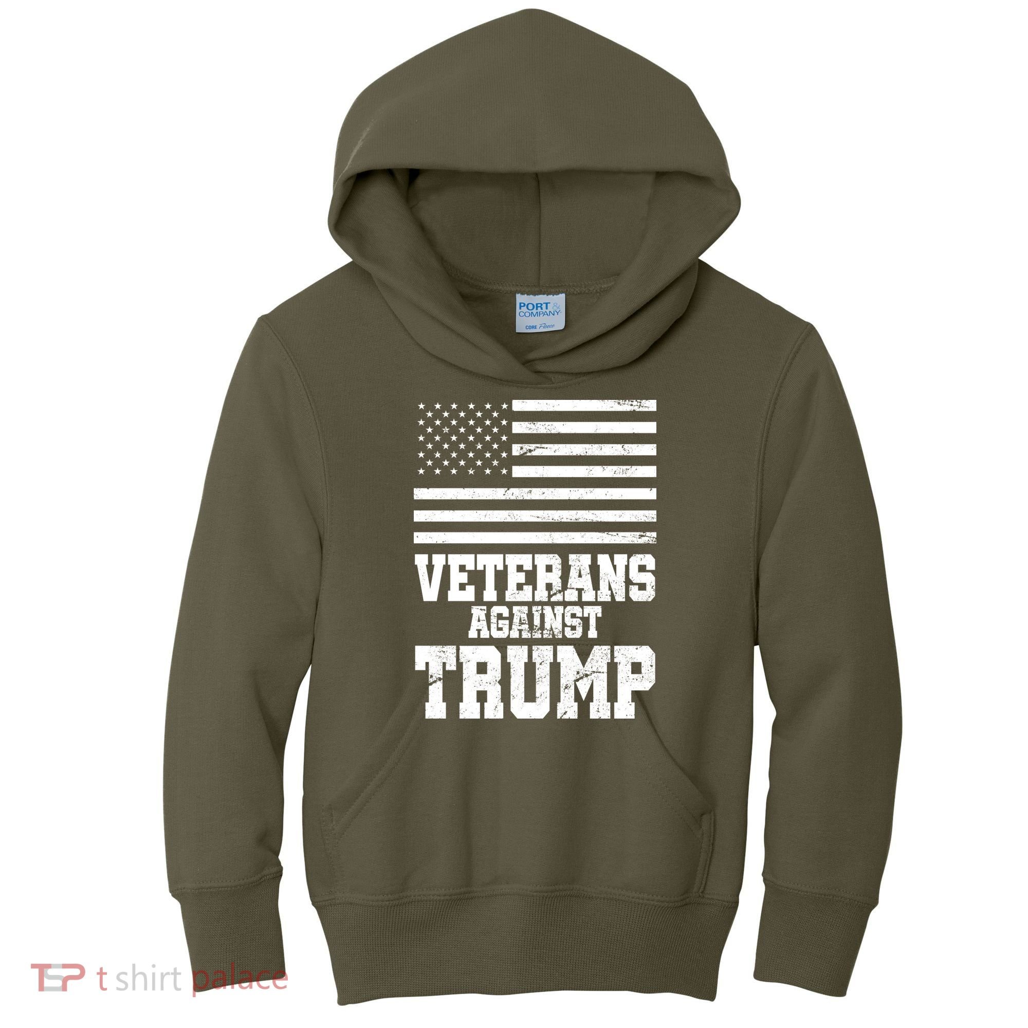 Veterans Against Trump Kids Hoodie