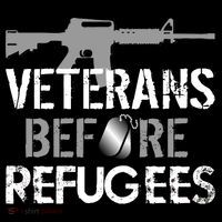 Veterans Before Refugees Doggie Tank thumb 4