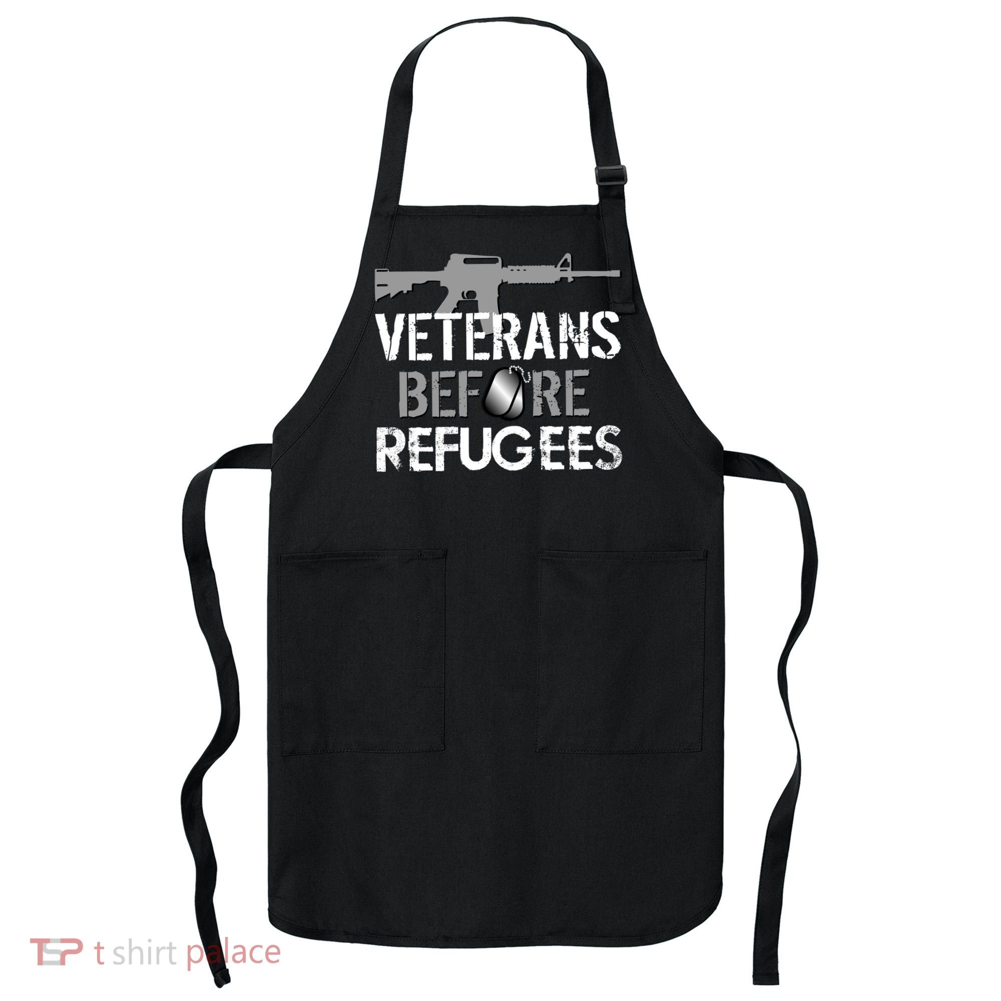 Veterans Before Refugees Apron
