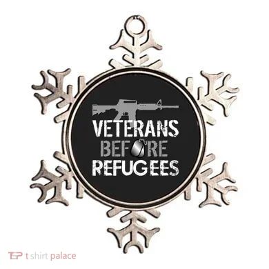 Veterans Before Refugees Ornament