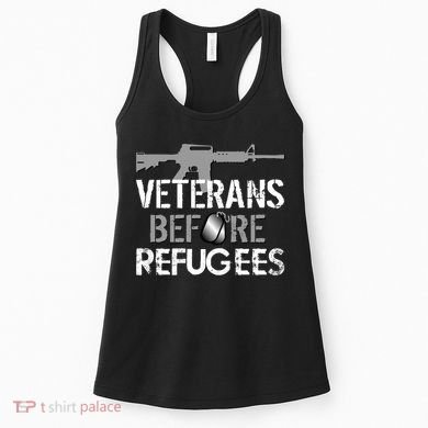 Veterans Before Refugees Women's Tank Top