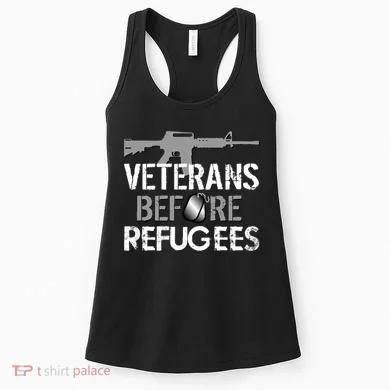 Veterans Before Refugees Women's Tank Top