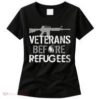 Veterans Before Refugees Women's T-Shirt thumb 0