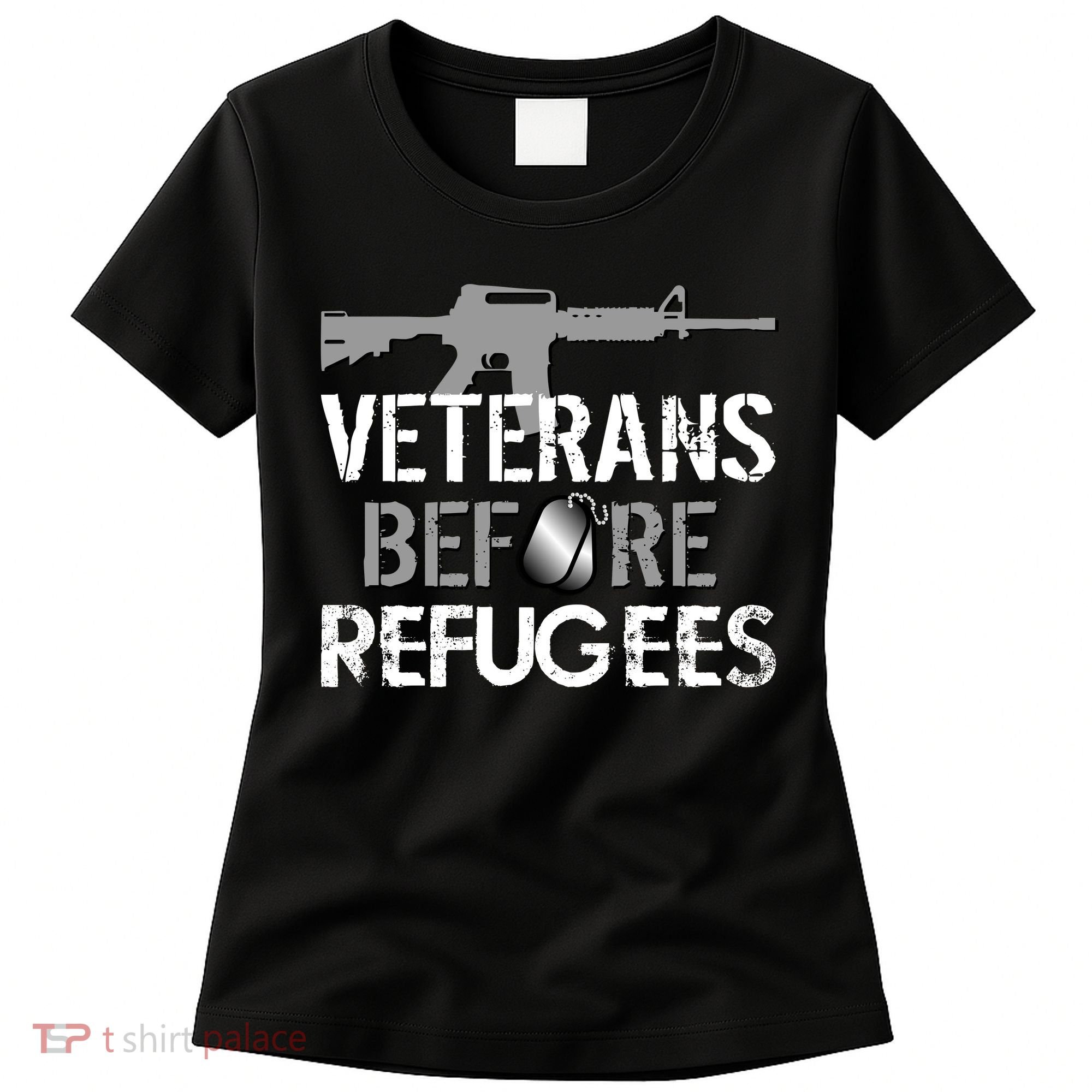 Veterans Before Refugees Women's T-Shirt