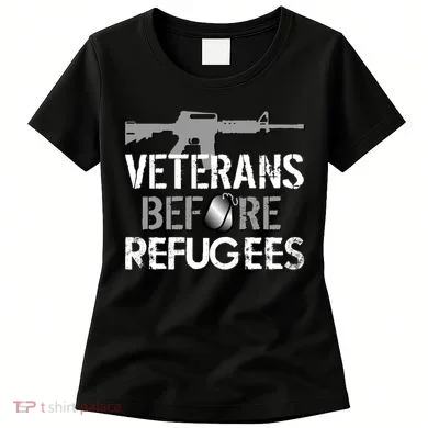 Veterans Before Refugees Women's T-Shirt