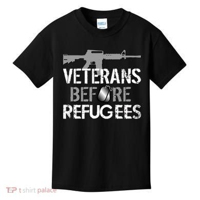 Veterans Before Refugees Kids T-Shirt