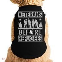 Veterans Before Refugees Veteran Doggie Tank thumb 0