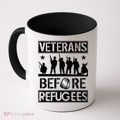 Veterans Before Refugees Veteran Coffee Mug