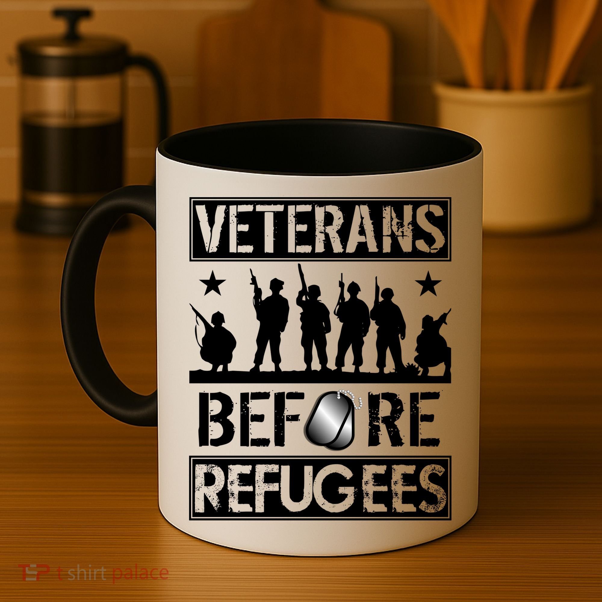 Veterans Before Refugees Veteran Coffee Mug