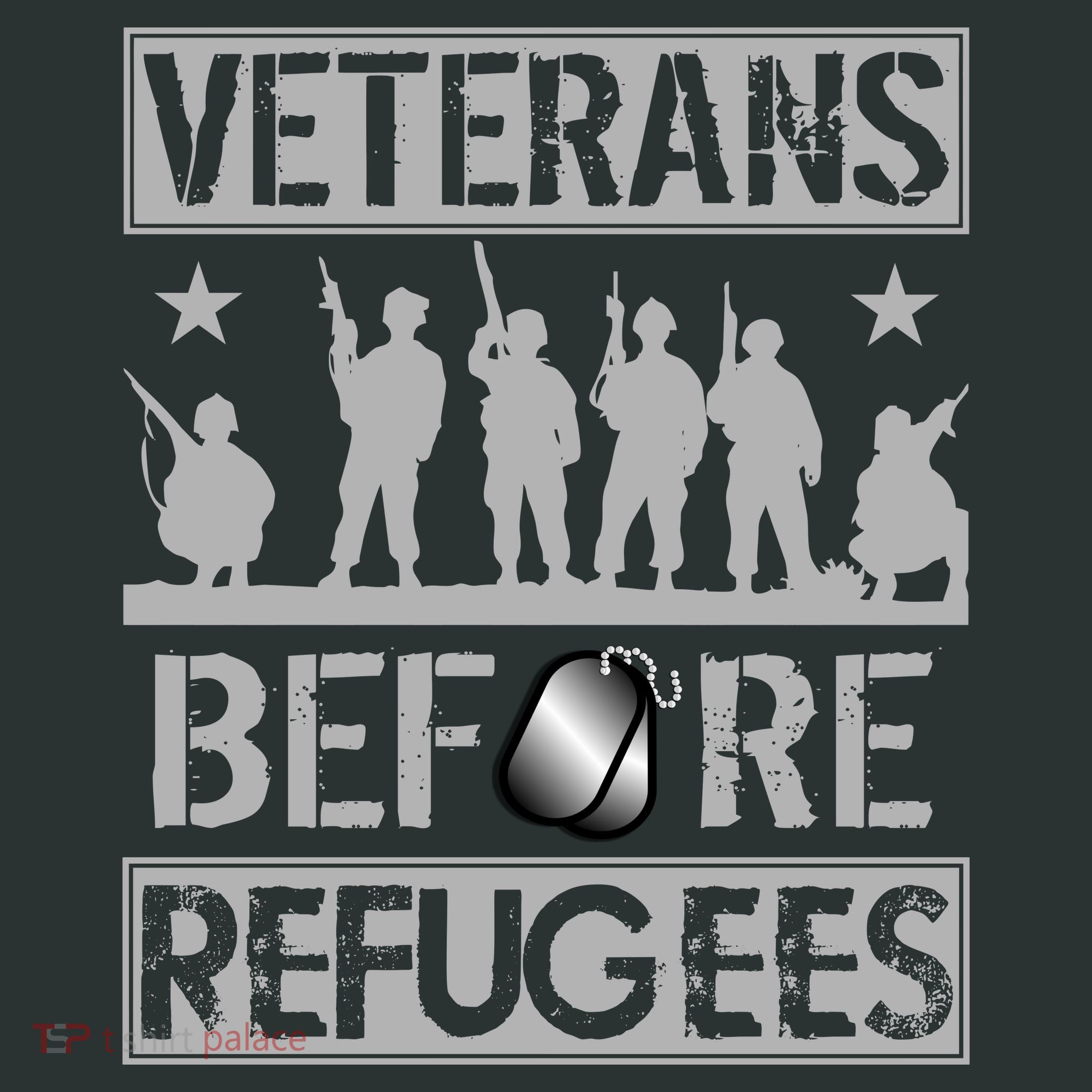 Veterans Before Refugees Veteran Sweatshirt