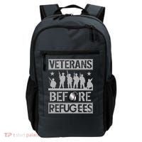 Veterans Before Refugees Veteran Backpack thumb 0