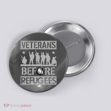 Veterans Before Refugees Veteran Button
