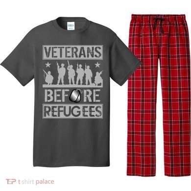 Veterans Before Refugees Veteran Pajama Set
