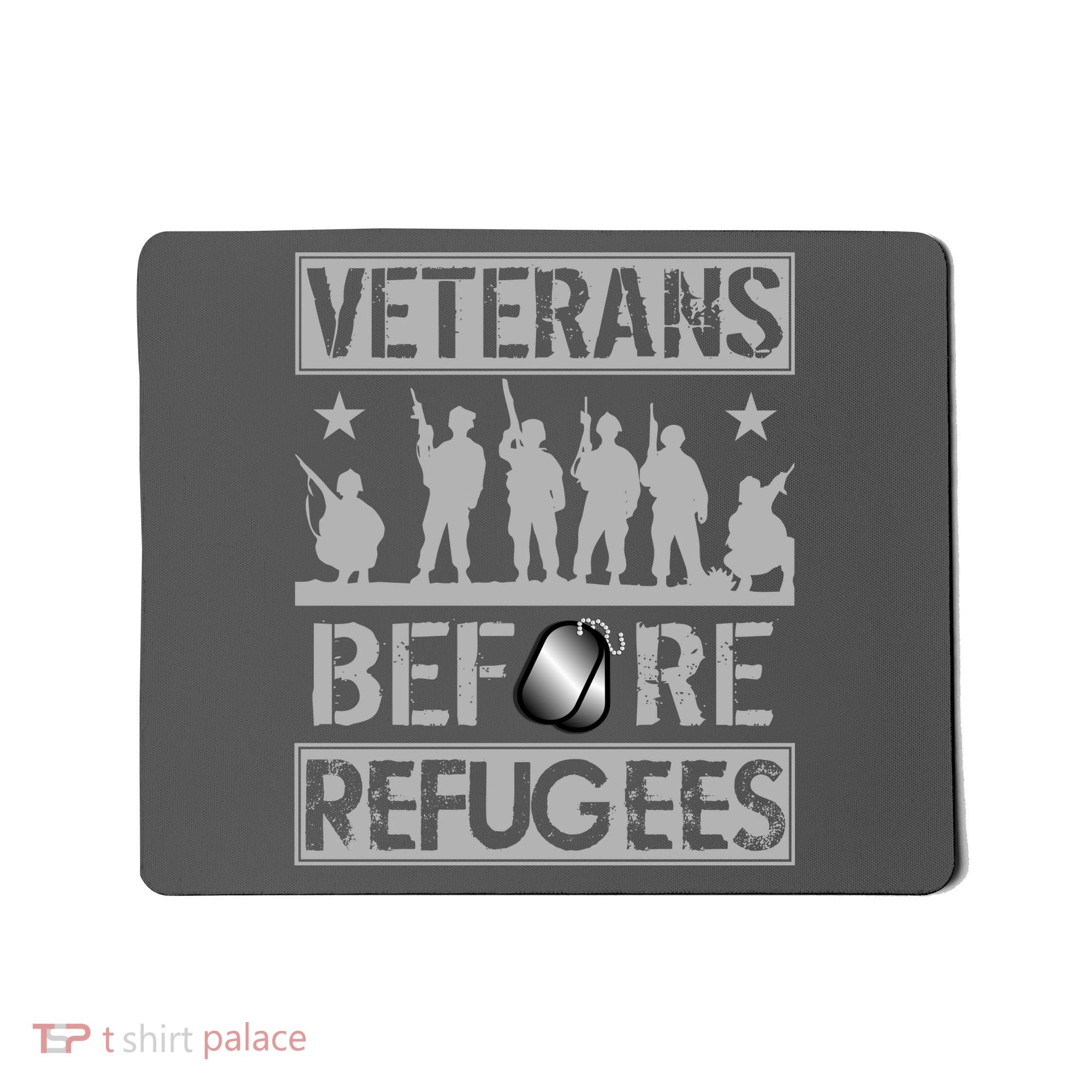 Veterans Before Refugees Veteran Mousepad