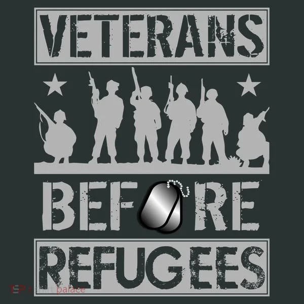 Veterans Before Refugees Veteran Kids Hoodie