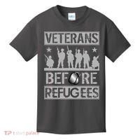 Veterans Before Refugees Veteran Kids T-Shirt thumb 0