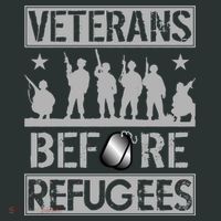 Veterans Before Refugees Veteran Tote Bag thumb 4