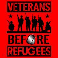 Veterans Before Refugees Veteran Santa Hat thumb 1