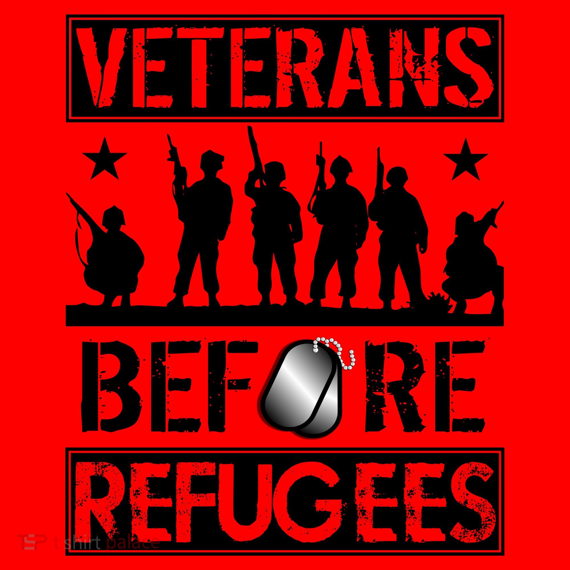 Veterans Before Refugees Veteran Santa Hat
