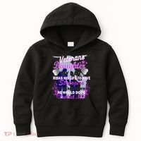 Veteran's Daughter My Dad Risks His Life Protect Me Kids Hoodie thumb 0