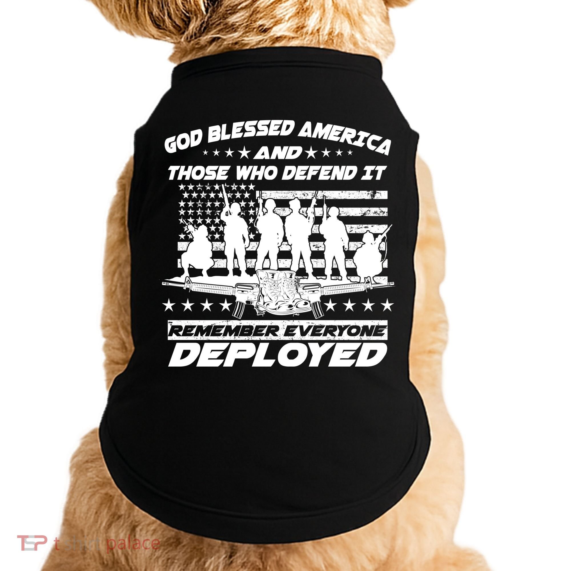 Veterans God Bless America And Those Who Defend It Doggie Tank