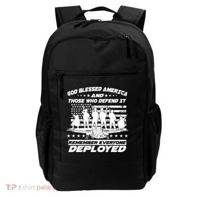 Veterans God Bless America And Those Who Defend It Backpack