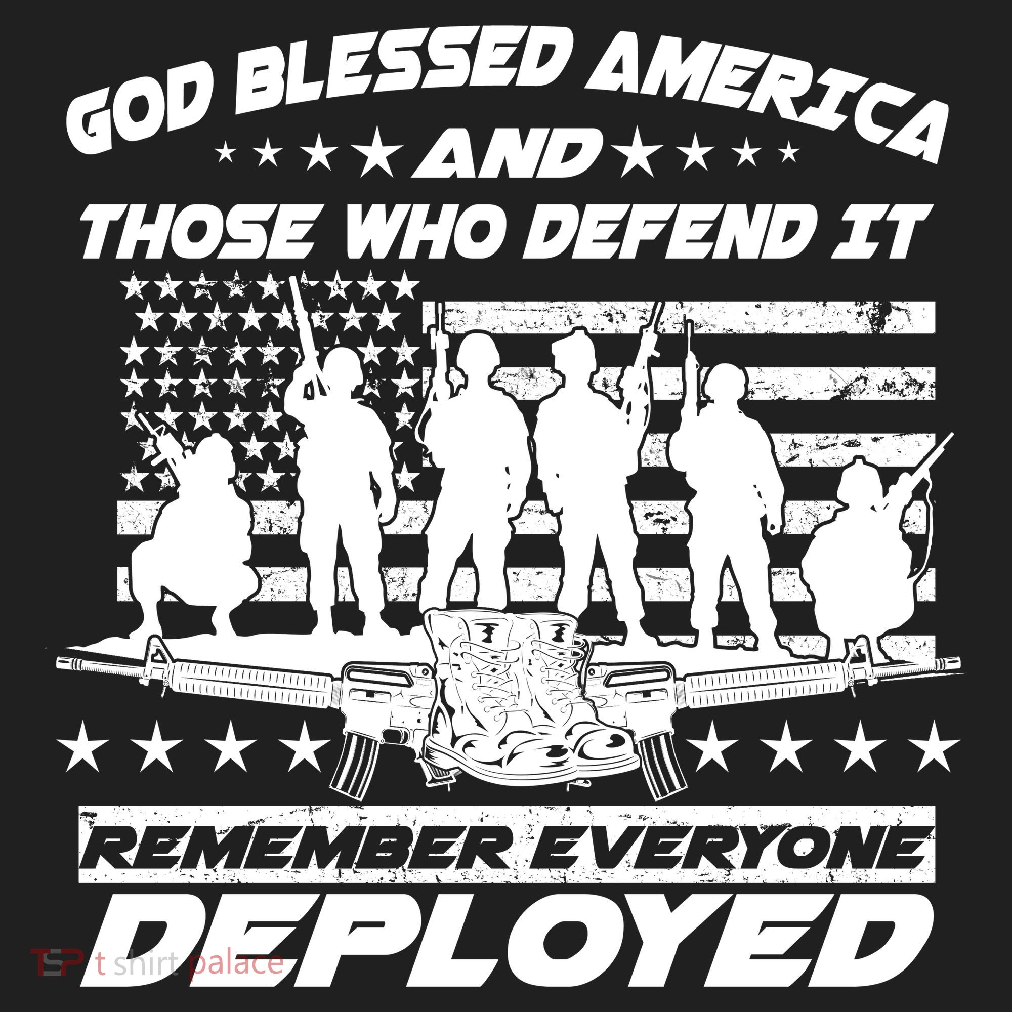 Veterans God Bless America And Those Who Defend It Beanie