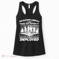 Veterans God Bless America And Those Who Defend It Women's Tank Top thumb 0