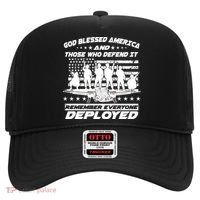 Veterans God Bless America And Those Who Defend It Hat thumb 0