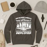 Veterans God Bless America And Those Who Defend It Hoodie thumb 3